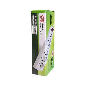 رابط چندراهی برق 6 خانه پارت الکتریک مدل شهاب 657 ارت دار