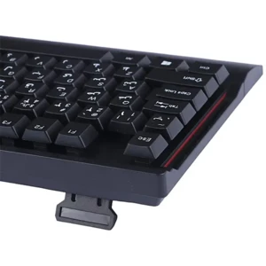 کیبورد باسیم پی نت مدل KB-500 با حروف فارسی 3
