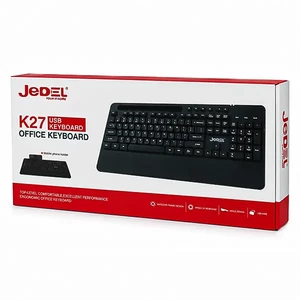 کیبورد باسیم جیدل مدل Jedel K27 با هولدر موبایل 4