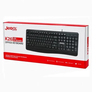 کیبورد باسیم جیدل مدل Jedel K26 با حروف فارسی