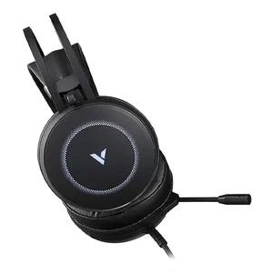 هدست گیمینگ رپو مدل VH160S با صدای فراگیر مجازی ۷.۱ کاناله، موتور ویبره و نورپردازی RGB