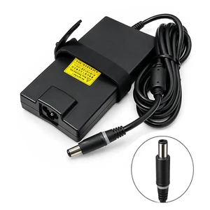 شارژر لپ‌تاپ دل ۹۰ وات اسلیم سوکت سوزن‌دار (Dell 19.5V 4.62A Slim)