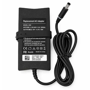 شارژر لپ‌تاپ دل ۹۰ وات اسلیم سوکت سوزن‌دار (Dell 19.5V 4.62A Slim)