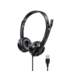 هدست باسیم اداری و مایکروفون‌دار رپو Rapoo مدل H120 پورت USB