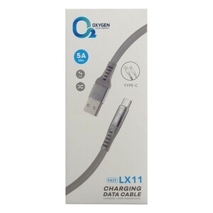 کابل تبدیل USB به USB-c اکسیژن مدل LX11 طول 1 متر