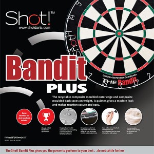 تخته دارت شات مدل Bandit Plus