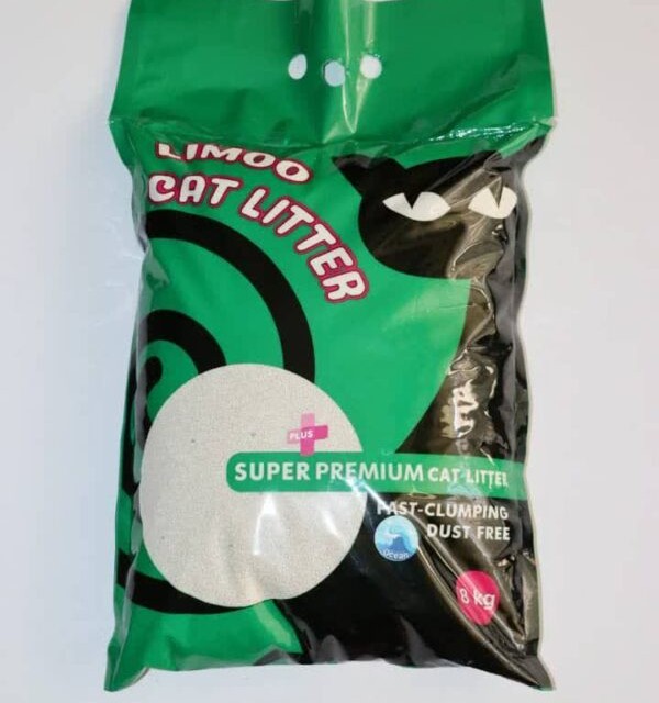 خاک گربه لیمو مدل سوپر پلاس 8 کیلویی ــــــ Limoo_Cat_Litter