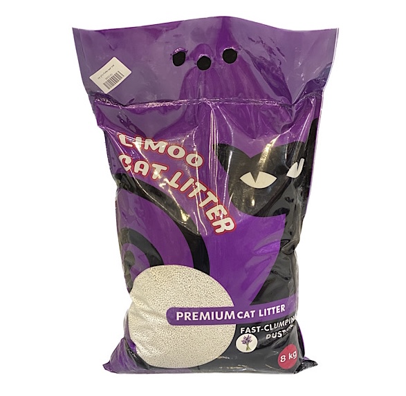 خاک مخصوص گربه لیمو پرمیوم معطر 8 کیلویی  ــــــ Limoo_Cat_Litter