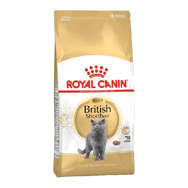 غذای خشک گربه مو کوتاه نژاد بریتیش رویال کنین Royal Canin Adult British ShortHair وزن 2 کیلوگرم