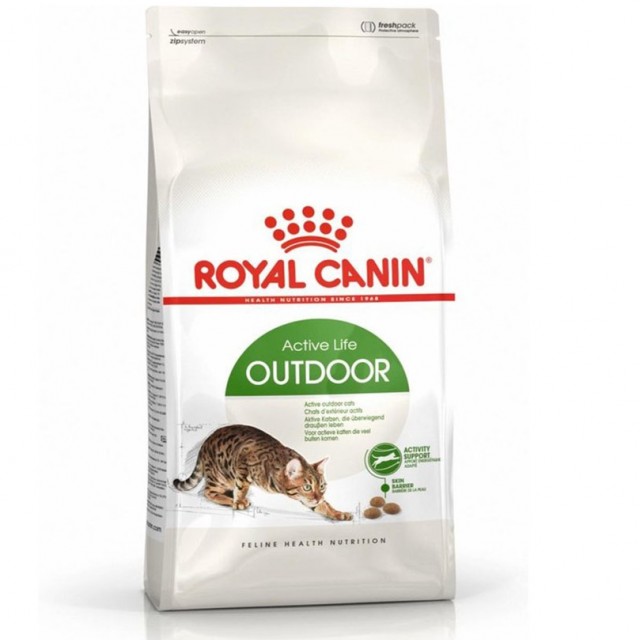 غذای خشک گربه اوت دور رویال کنین (royal canin outdoor) وزن ۲ کیلوگرم