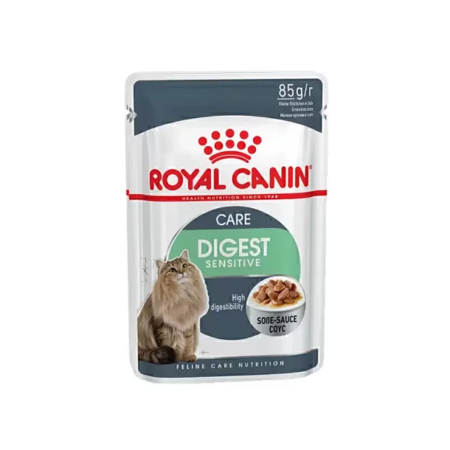 پوچ گربه گوارش حساس رویال کنین Royal Canin Digest Senstive Care وزن 85 گرم