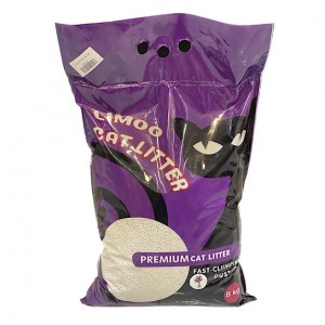 خاک مخصوص گربه لیمو پرمیوم معطر 8 کیلویی  ــــــ Limoo_Cat_Litter