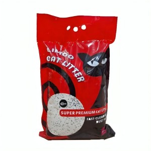 خاک مخصوص گربه لیمو مدل قرمز کربن دار 8 کیلویی ــــــ Limoo_Cat_Litter