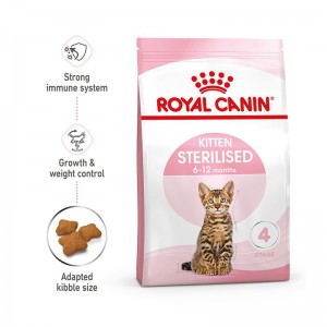 غذای خشک بچه گربه عقیم شده رویال کنین Royal Canin Kitten Sterilised وزن 1 کیلوگرم