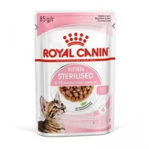 پوچ بچه گربه عقیم شده رویال کنین Royal Canin Kitten Sterilised وزن 85 گرم