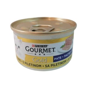 کنسرو گربه گورمت (Gourmet) گلد پته با طعم مرغ