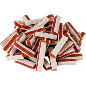 تشویقی سگ با طعم مرغ و ماهی طرح خلالی 75 گرمی تریکسی (trixie)