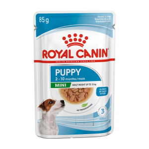 پوچ سگ پاپی مینی رویال کنین (Royal Canin Dog Mini puppy Pouch) وزن 85 گرم