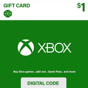 خرید گیفت کارت 1 دلاری ایکس باکس | مایکروسافت
