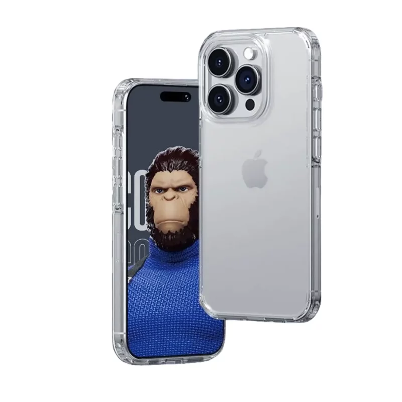 کاور شفاف ضد ضربه 3 لایه آیفون 16 بلوئو BLUEO Crystal+ iPhone 16