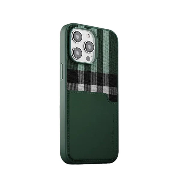 کاور چرم با جاکارتی ایکسلول مدل GENTRY Wallet مناسب آیفون 13 پرومکس اپل iPhone 13 Pro Max