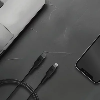 کابل تایپ‌سی به لایتنینگ پاورولوژی مدل USB-C Lightning طول 1.2 متر 60 وات