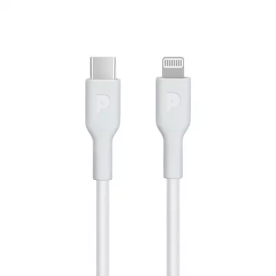 کابل تایپ‌سی به لایتنینگ پاورولوژی مدل USB-C Lightning طول 1.2 متر 60 وات