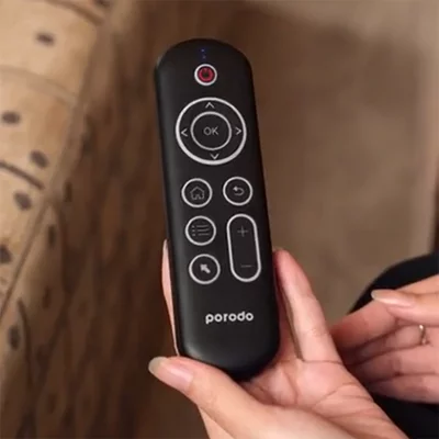 ماوس (موس) بی سیم معلق و مینی کیبورد ریموتی پرودو PORODO Air Mouse Remote Mini Keyboard PD-ARMKB