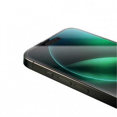 گلس محافظ صفحه شفاف آیفون 16 پرو مکس گرین Green iPhone 16 Pro Max 9H Steve Clear HD Full Glass