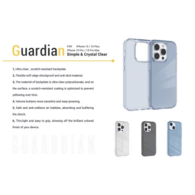 کاور گاردین کی‌ دوو مدل KZDOO GUARDIAN مناسب آیفون 15 پرو مکس اپل iPhone 15 Pro Max