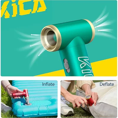 دمنده و مکنده باد شارژی جت فن 2 برند کیکا با کیت مکش (مخزن و فیلتر جارو) KiCa Jet Fan 2 + Vacuum Kit