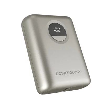 پاوربانک تایپسی و یواسبی 20 وات پاورولوژی مدل Ultra Compact PD PPBCHA04 ظرفیت 10000 میلی آمپر