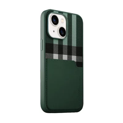 کاور چرم با جاکارتی ایکسلول مدل X-LEVEL GENTRY Wallet مناسب آیفون 13 و 14 اپل iPhone 13/14