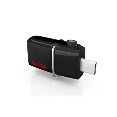 فلش مموری او تی جی میکرو سن دیسک مدل SanDisk Ultra Dual Drive USB 3.0+MicroUSB ظرفیت 32 گیگابایت