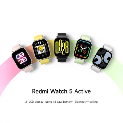 ساعت هوشمند ردمی واچ 5 اکتیو شیائومی مدل Redmi Watch 5 Active گارانتی 18 ماهه