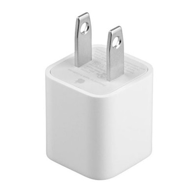 آداپتور شارژر دیواری 5 وات (5 ولت / 1 آمپر) طرح اپل Apple 5W USB Power Adapter (های کپی)