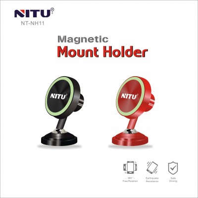 هولدر و پایه نگهدارنده آهنربایی خودرو نیتو مدل NITU NH11 Magnetic Holder