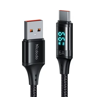 کابل USB به تایپ سی فست شارژ  6 آمپر مک دودو مدل CA-108 طول 1.2 متر