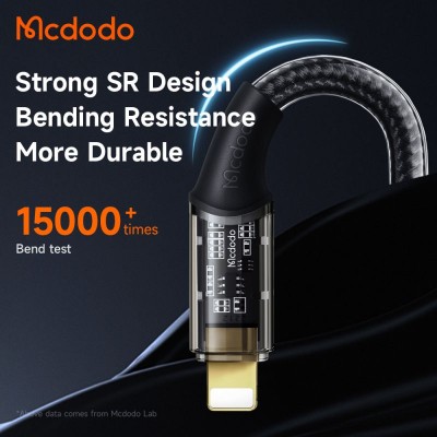 کابل یو اس بی به لایتنینگ آیفون 3 آمپر مک دودو مدل Mcdodo Lightning 3A CA-208 طول 1.2 متر