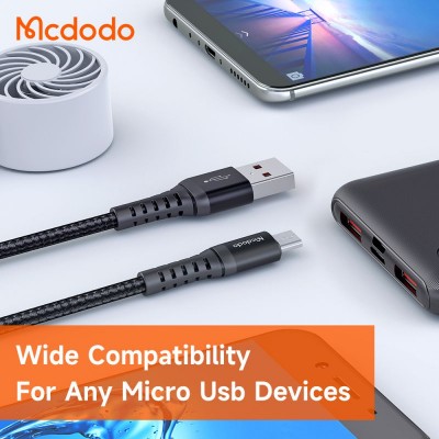 کابل میکرو یو اس بی 3 آمپر مک دودو مدل Mcdodo Micro USB  CA-2281 طول 1 متر