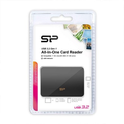 کارتخوان (رم ریدر) همه کاره سیلیکون پاور مدل Silicon Power All-In-One Card Reader USB 3.2