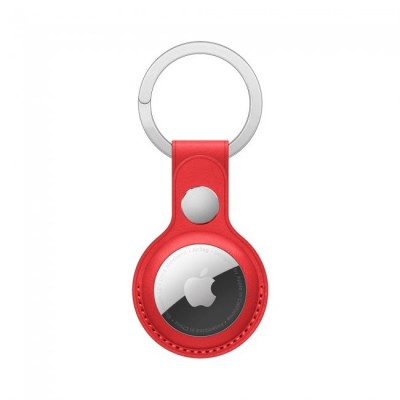 کاور و بند چرمی محافظ  (جاکلیدی) ردیاب ایرتگ طرح اپل Apple AirTag Leather Key Ring