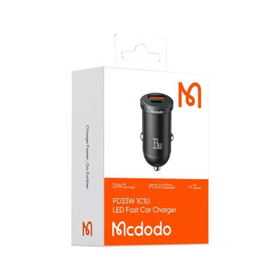 شارژر فندکی تایپ سی 2 پورت 33 وات مک دودو Mcdodo 33W 2-Port PD Car Charger CC-2320