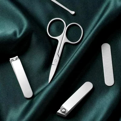 ست مانیکور ، پدیکور ، ناخن گیر و قیچی استیل میجیا شیائومی مدل Xiaomi Mijia Manicure Set Nail Clipper MJZJD002QW