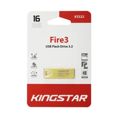 فلش مموری کینگ استار Kingstar Fire3 USB 3.2 KS322 ظرفیت 16 گیگابایت