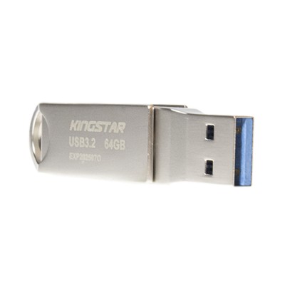 فلش مموری یو اس بی کینگ استار  Kingstar Dual-C USB 3.2 + Type-C C60 ظرفیت 64 گیگابایت