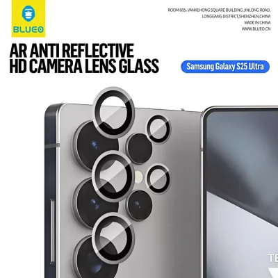 محافظ لنز دوربین رینگی موبایل سامسونگ S25 اولترا بلوئو BLUEO AR Camera Lens S25 Ultra