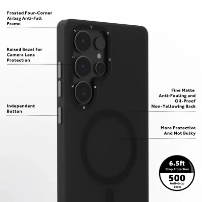 کاور مات مگ سیف اس 25 اولترا سامسونگ یانگ کیت Youngkit Hidden Sand S25 Ultra