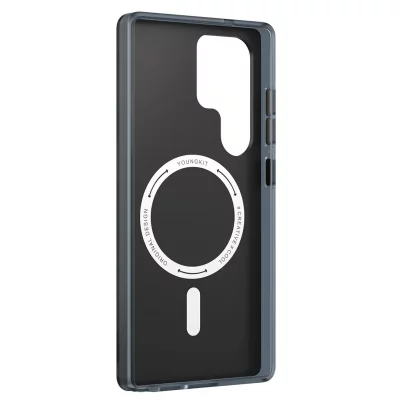 کاور مگ سیف اس 25 اولترا سامسونگ یانگ کیت Youngkit Futuristic Blue Circuit MagSafe S25 Ultra
