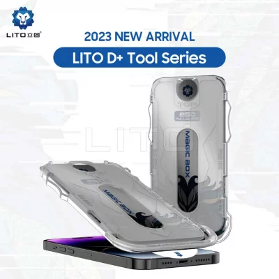 قیمت محافظ صفحه حریم شخصی با ابزار نصب خانگی آیفون 13 پرو مکس و 14 پلاس لیتو Lito Magic Box D+ Tools